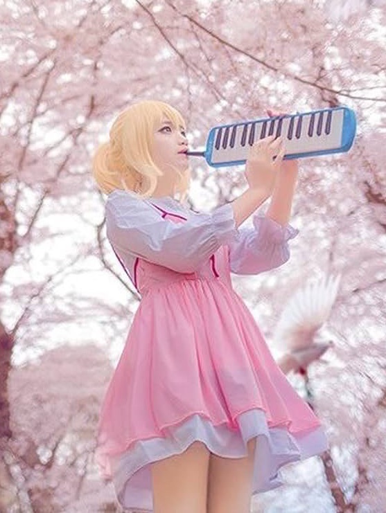 Kaori Miyazono Pink Dress