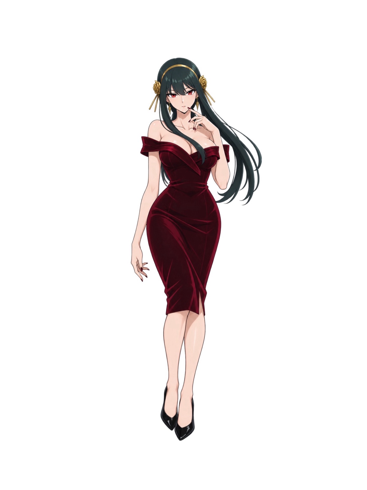 Yor Forger - Red gala dress