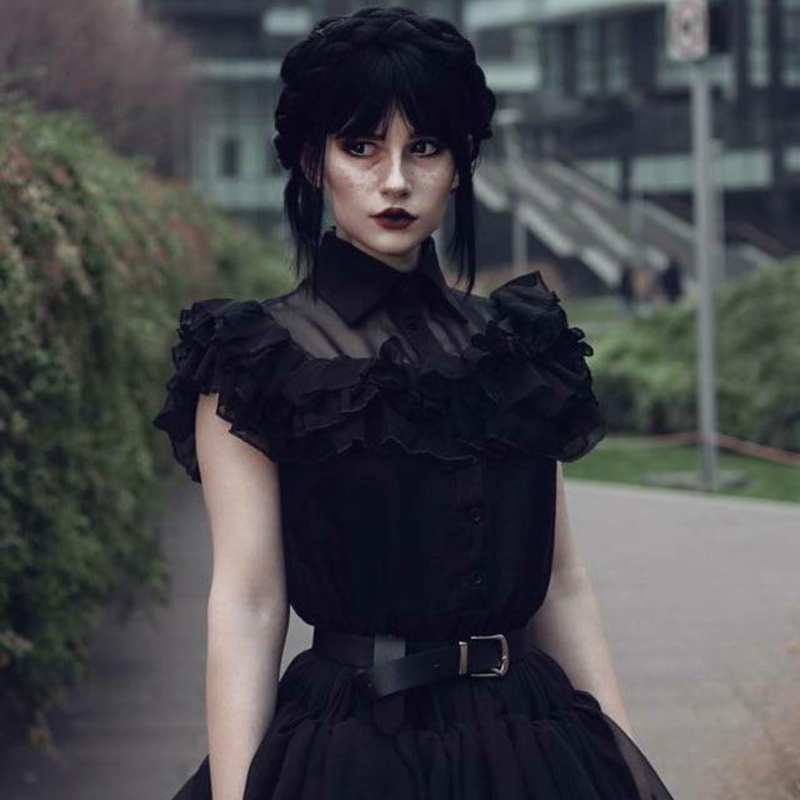 Wednesday Addams Prom Dress