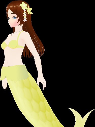 mermaid Kin-ko (survived the fire)