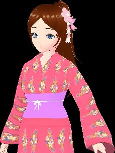 pink yukata (retired - went to my cosplay partner)